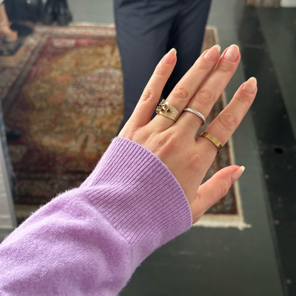 Cashmere Purple Sweater